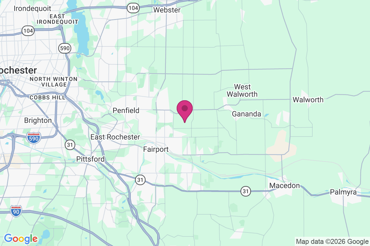Carte de East Penfield