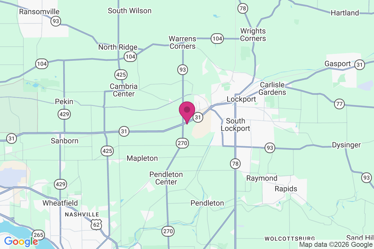 Carte de Lockport Junction