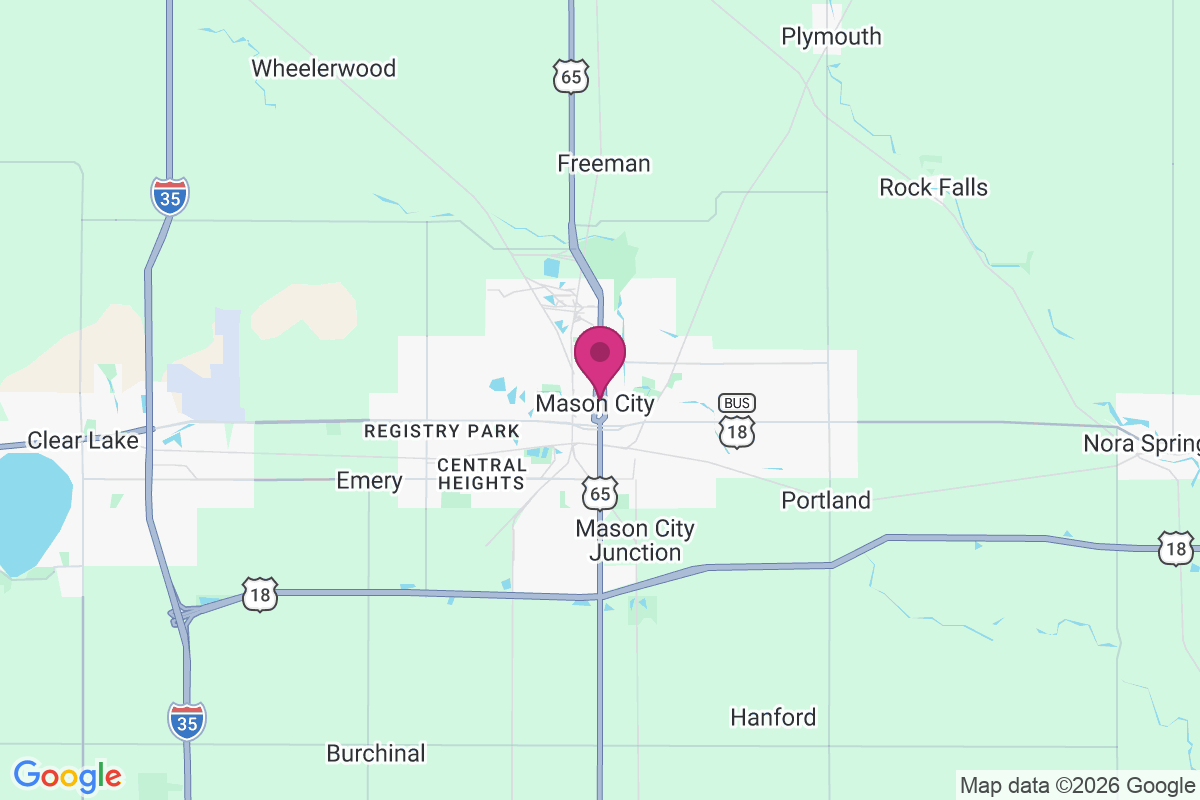 Carte de Mason City