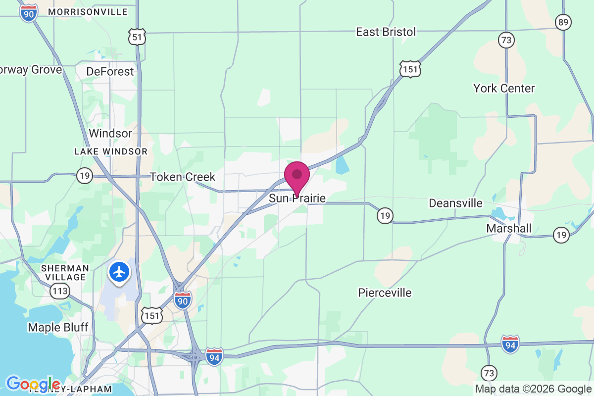 Carte de Sun Prairie