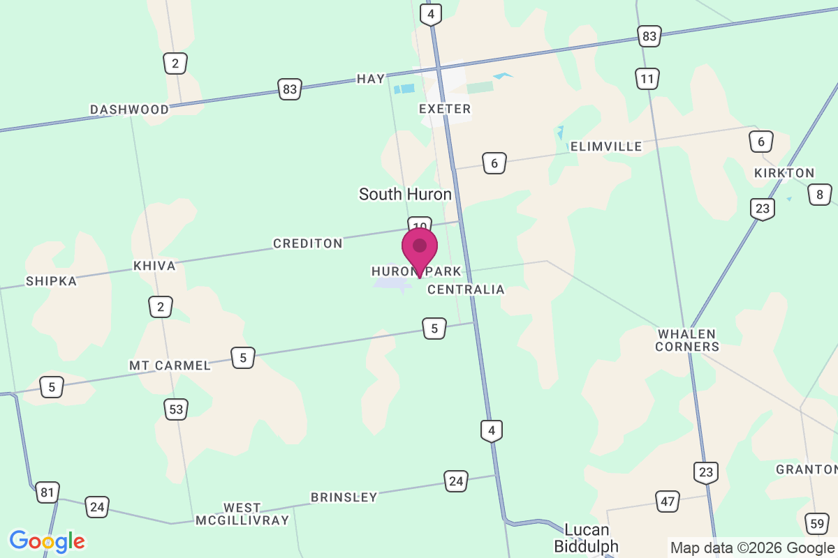 Carte de Huron Park
