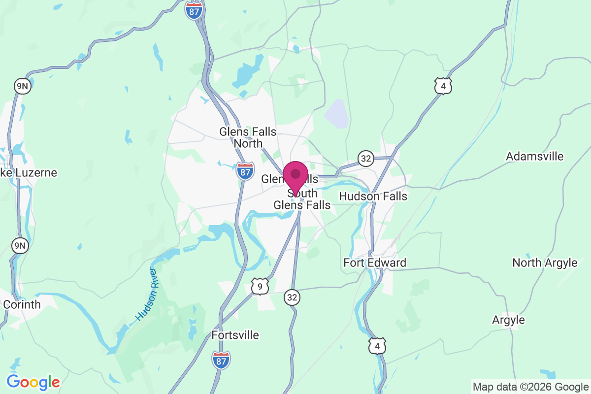 Carte de Glens Falls