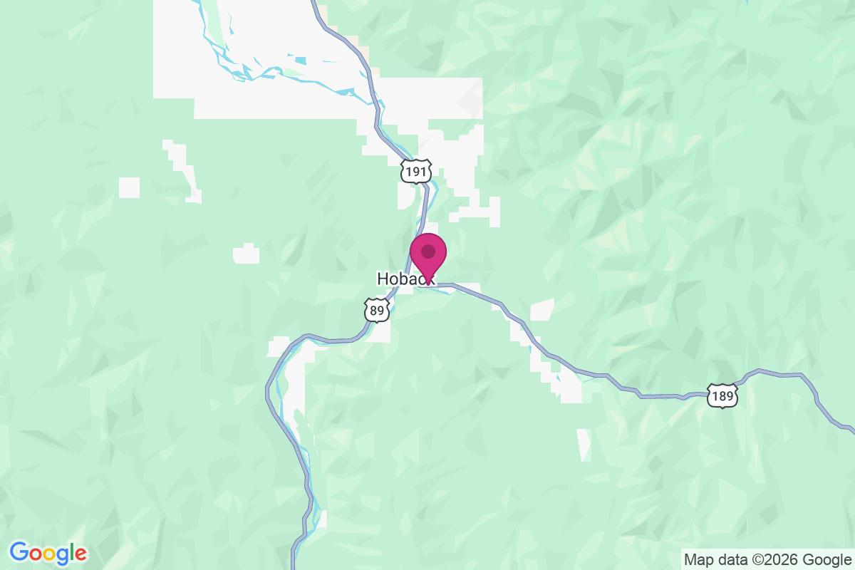 Carte de Hoback Junction