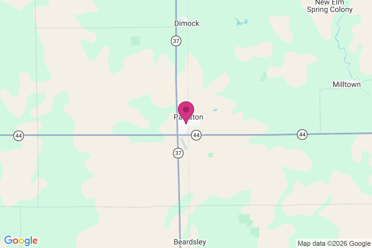 Carte de Parkston
