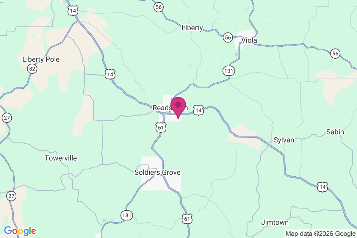 Carte de Readstown