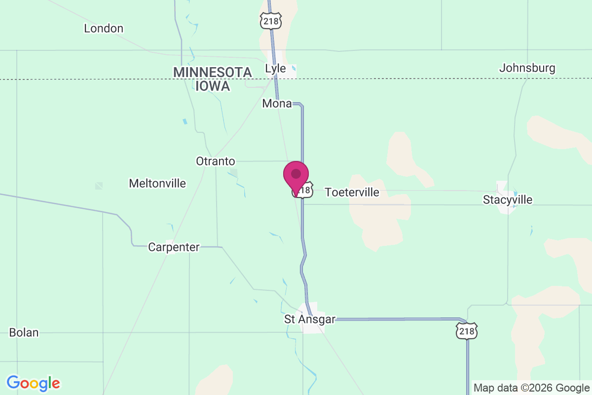 Carte de Stacyville Junction