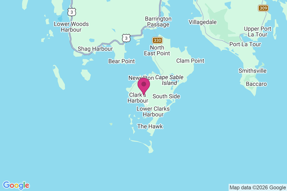 Carte de Clarkes Harbour