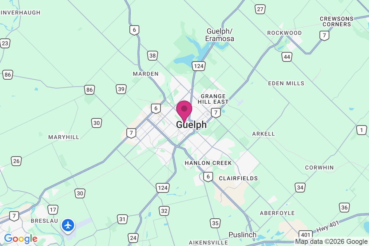 Carte de Guelph
