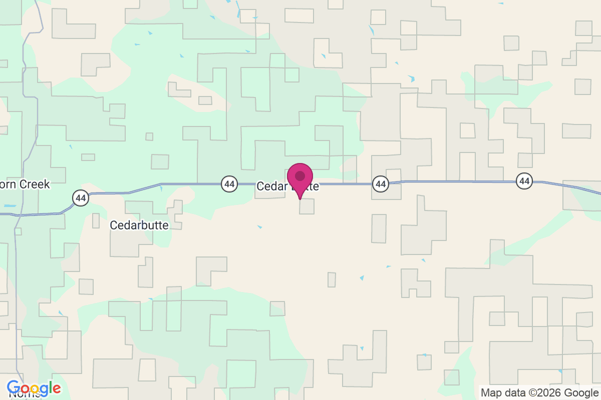 Carte de Cedar Butte