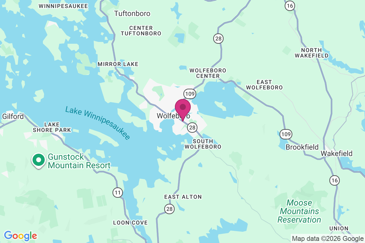 Carte de Wolfeboro