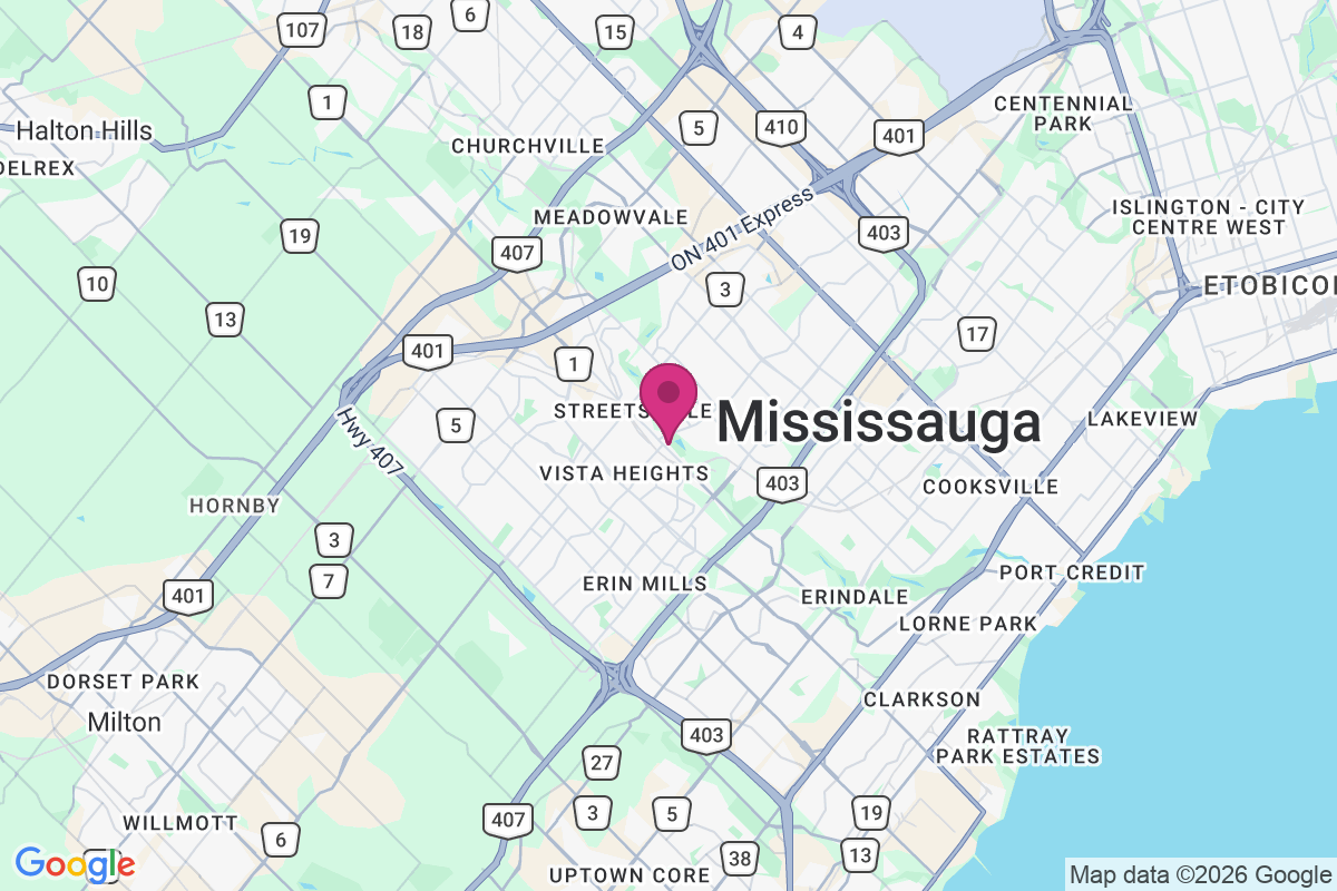 Carte de Streetsville