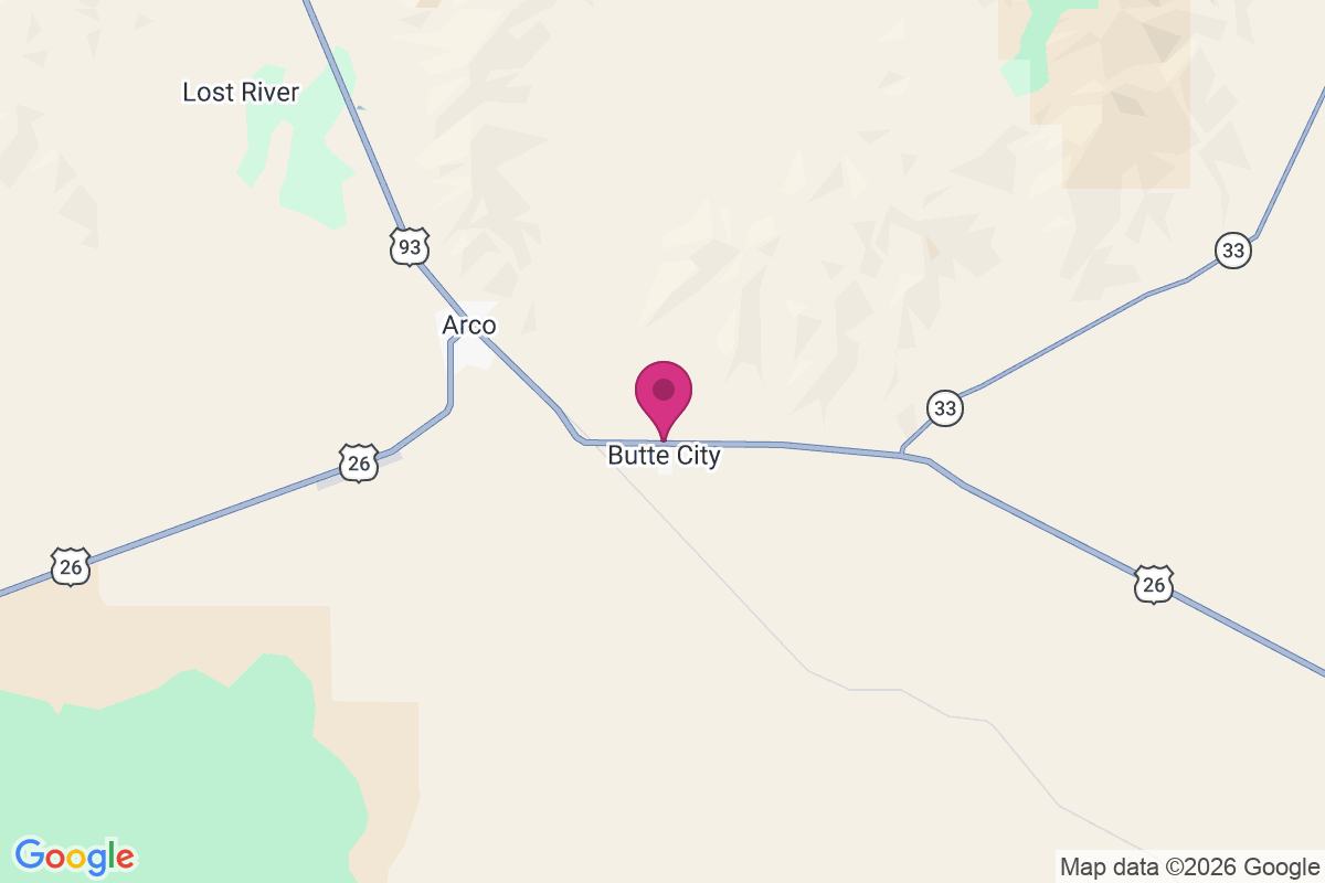 Carte de Butte City