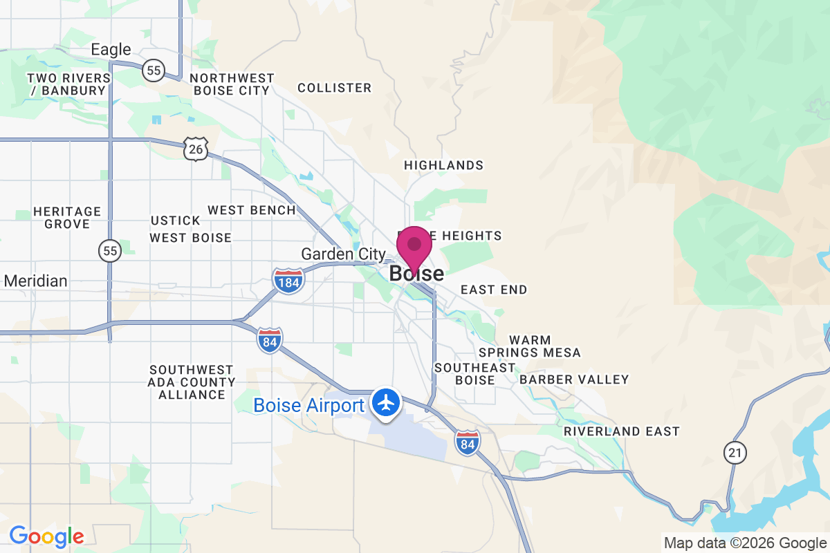 Carte de Boise