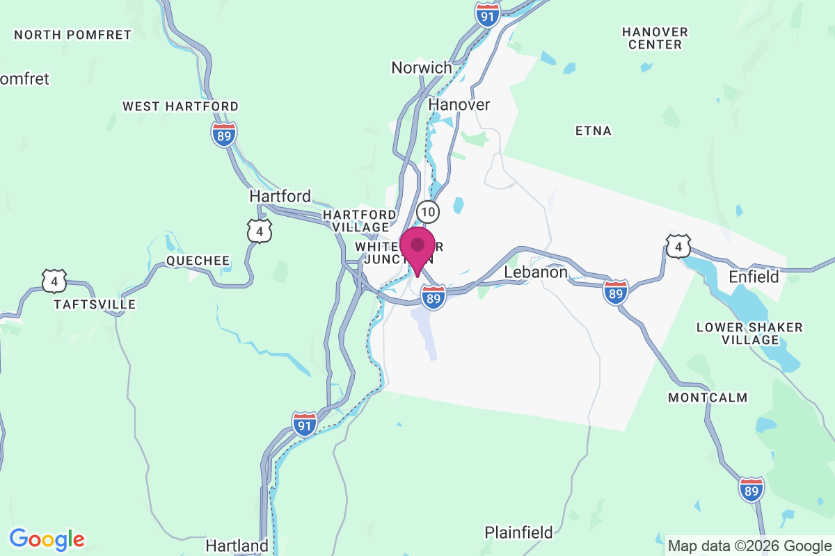 Carte de White River Junction