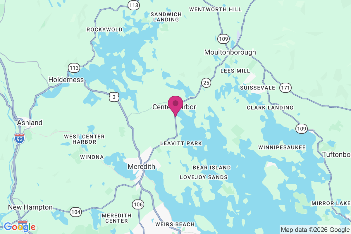 Carte de Center Harbor