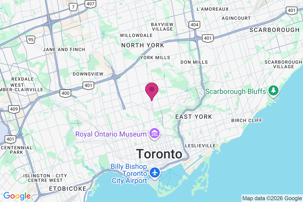 Carte de Toronto