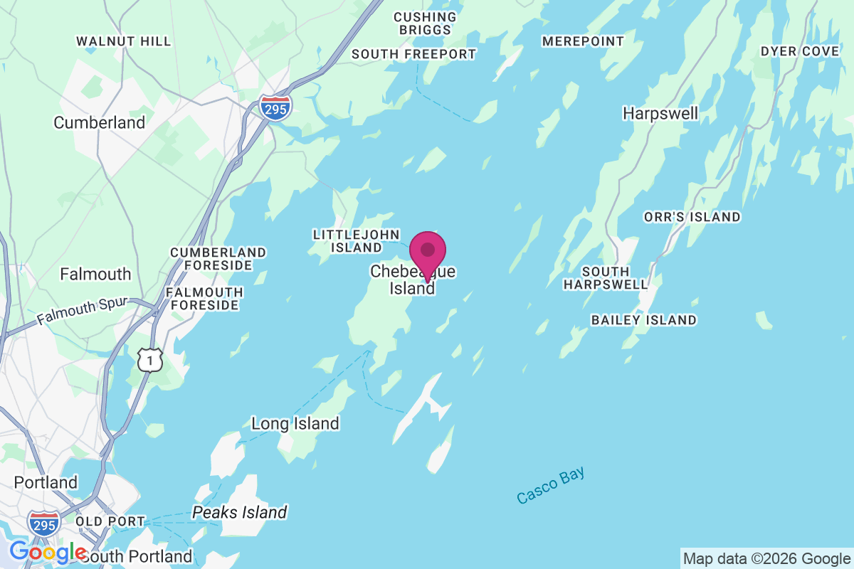 Carte de Chebeague Island