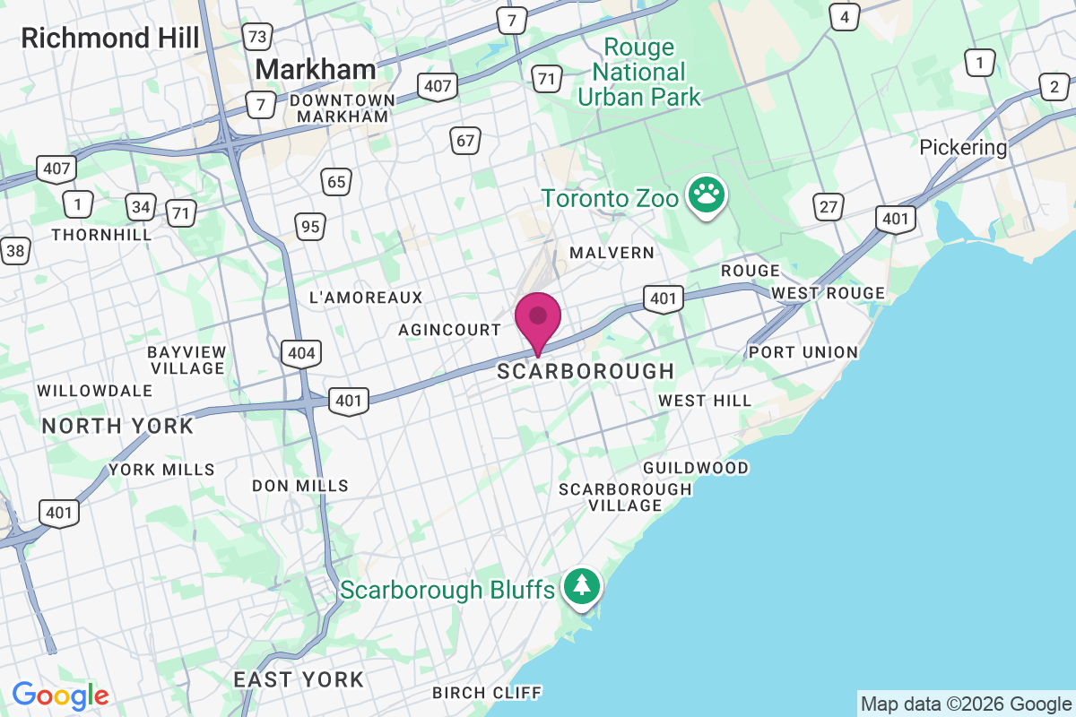 Carte de Scarborough Township