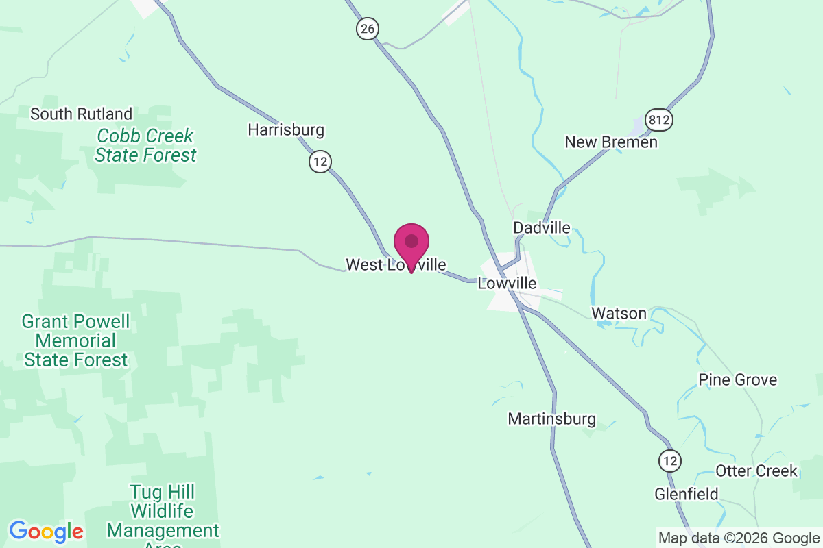 Carte de West Lowville