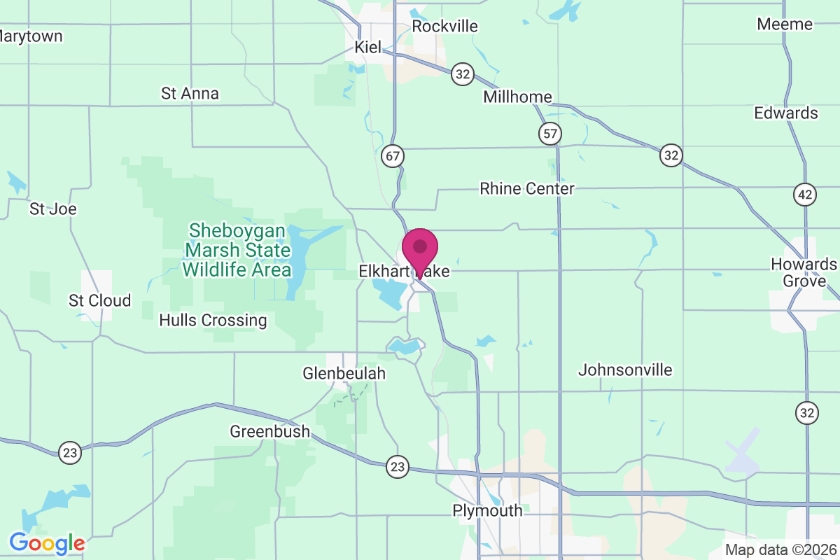 Carte de Elkhart Lake