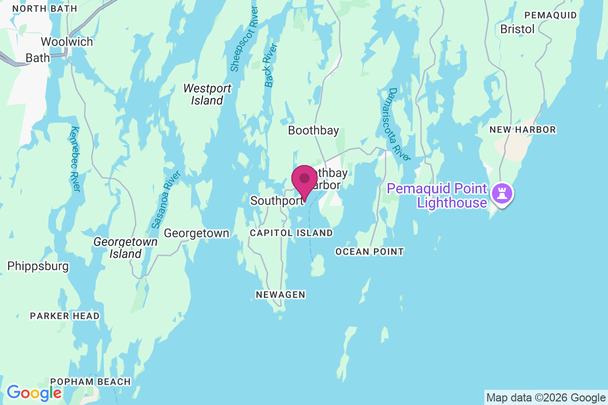 Carte de West Boothbay Harbor