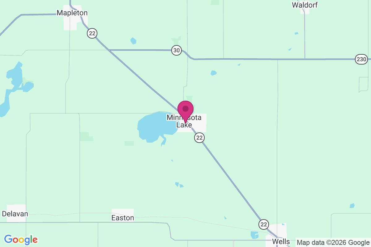 Carte de Minnesota Lake
