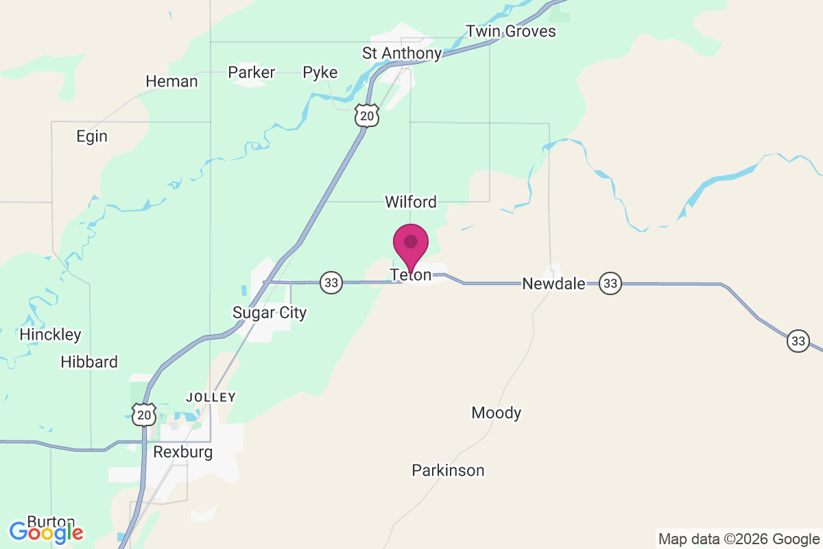 Carte de Teton