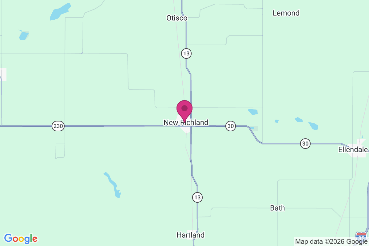 Carte de New Richland