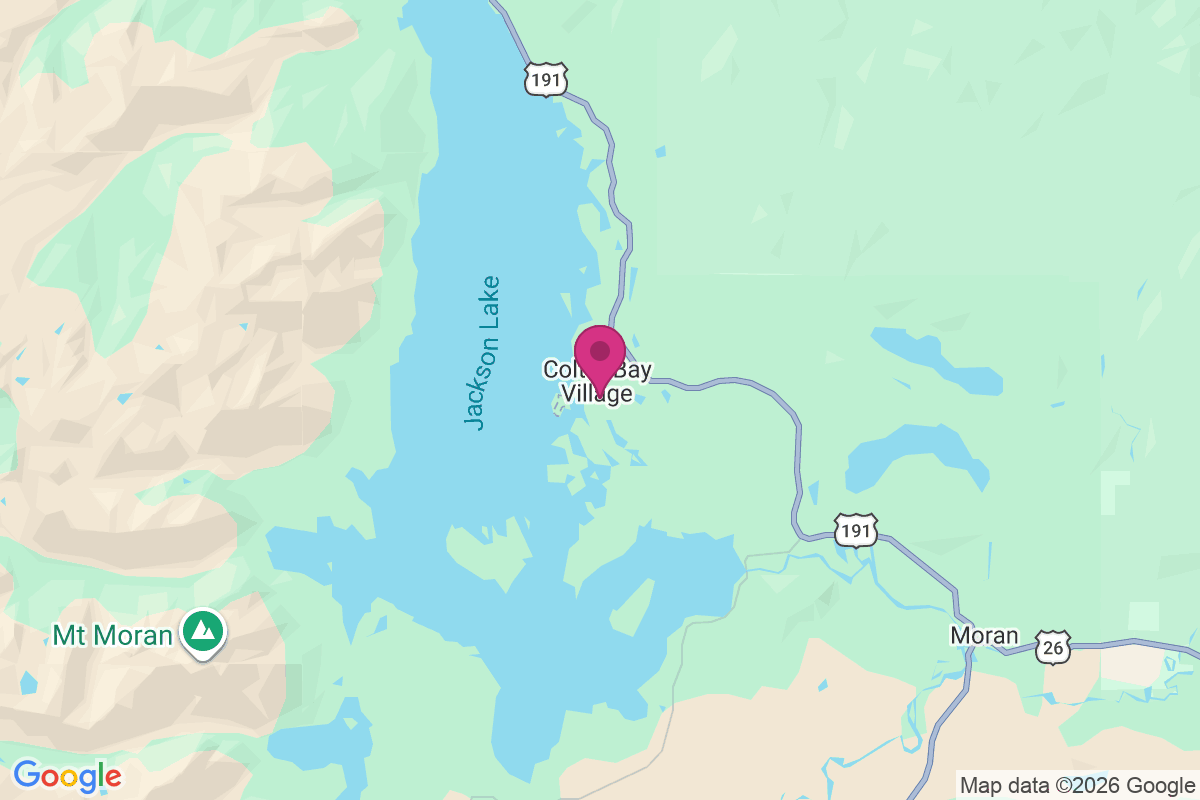 Carte de Colter Bay Village