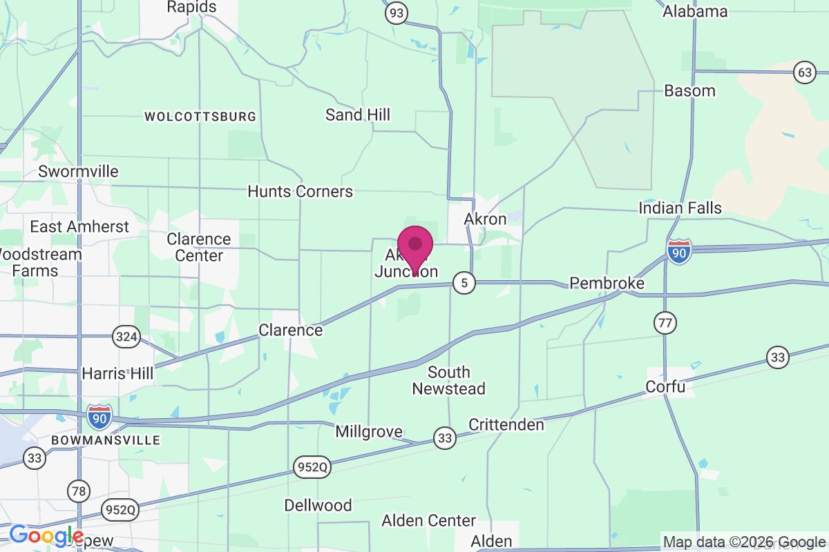 Carte de Akron Junction