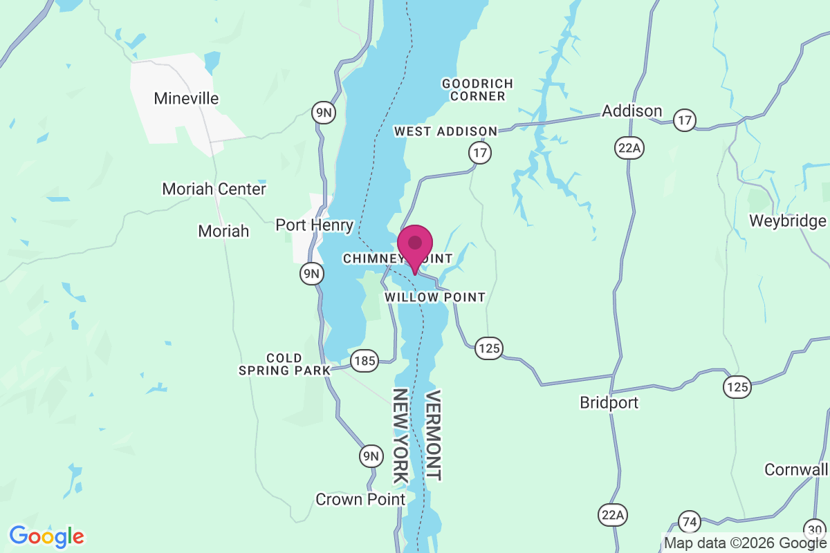 Carte de Chimney Point