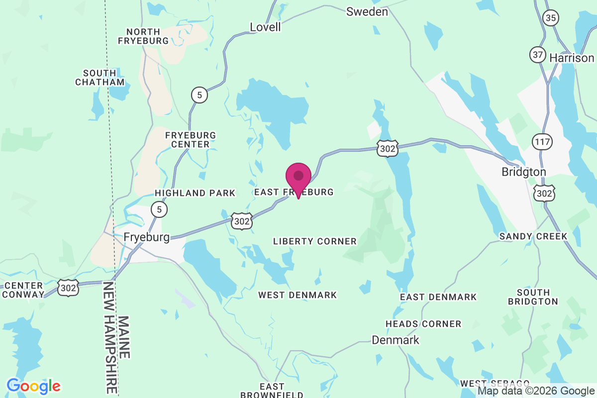 Carte de East Fryeburg