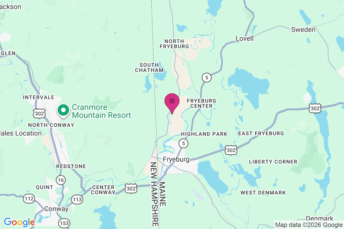 Carte de West Fryeburg
