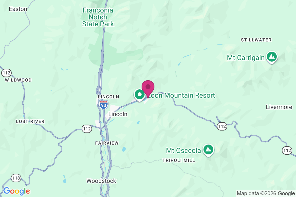 Carte de The Village of Loon Mountain