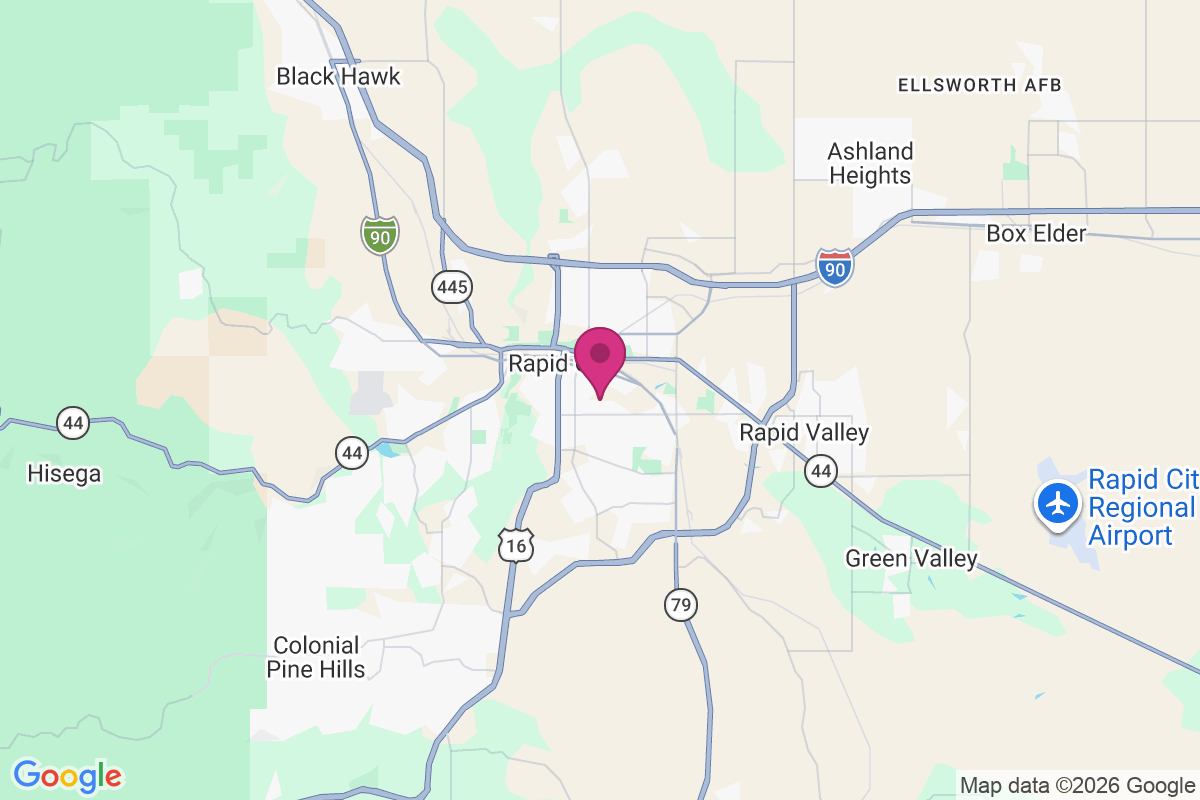 Carte de Rapid City