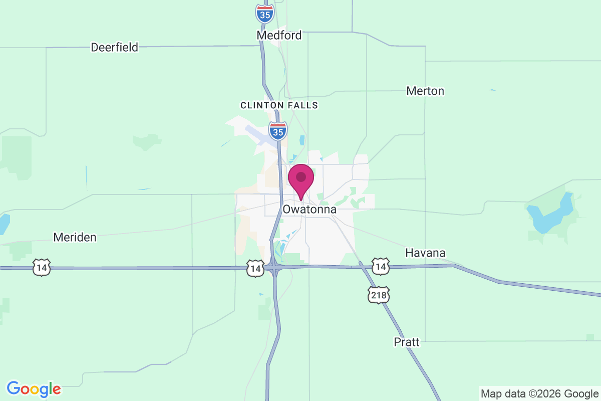 Carte de Owatonna