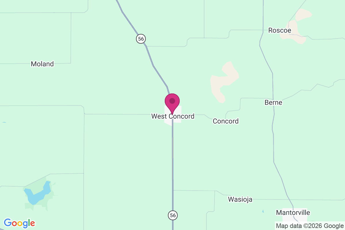 Carte de West Concord