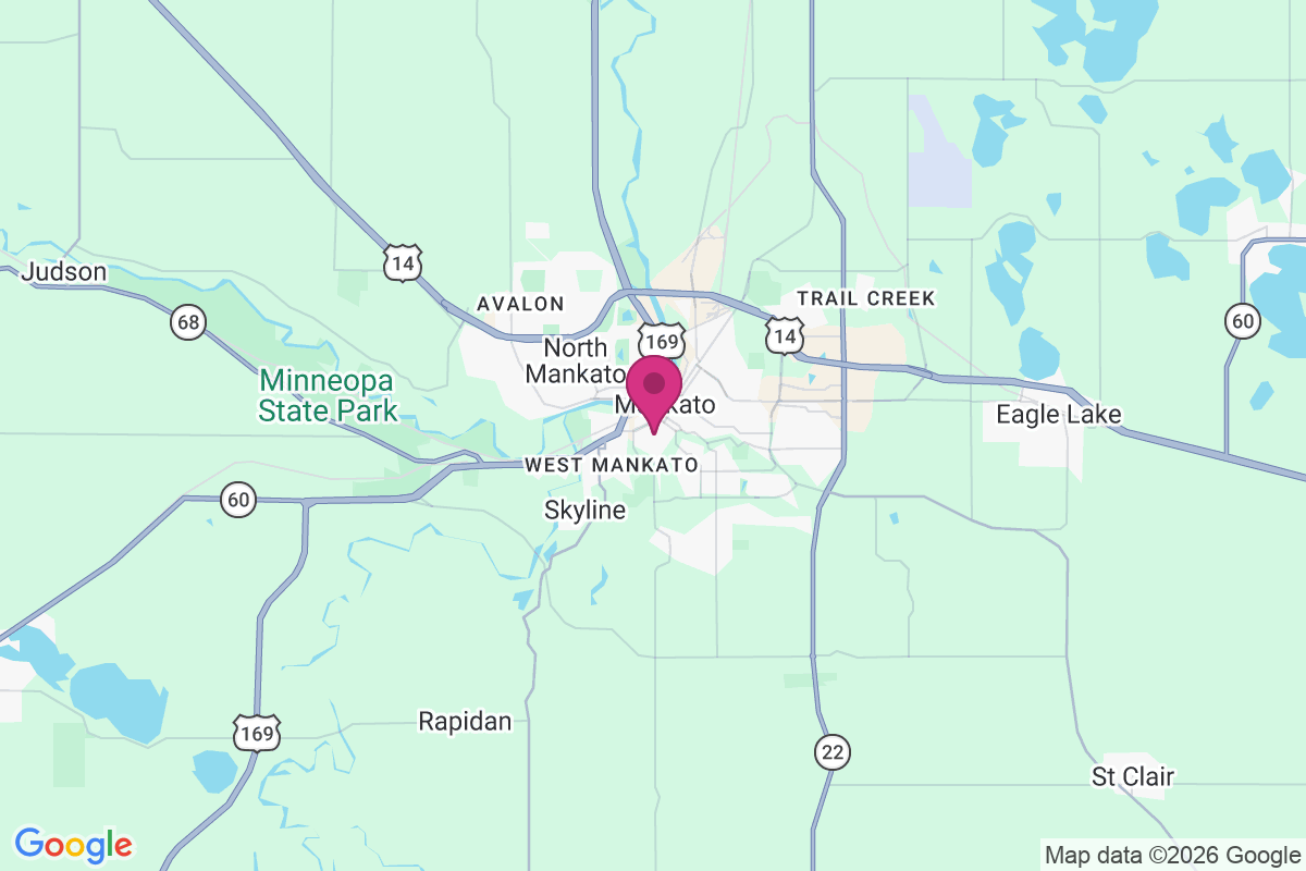 Carte de Mankato