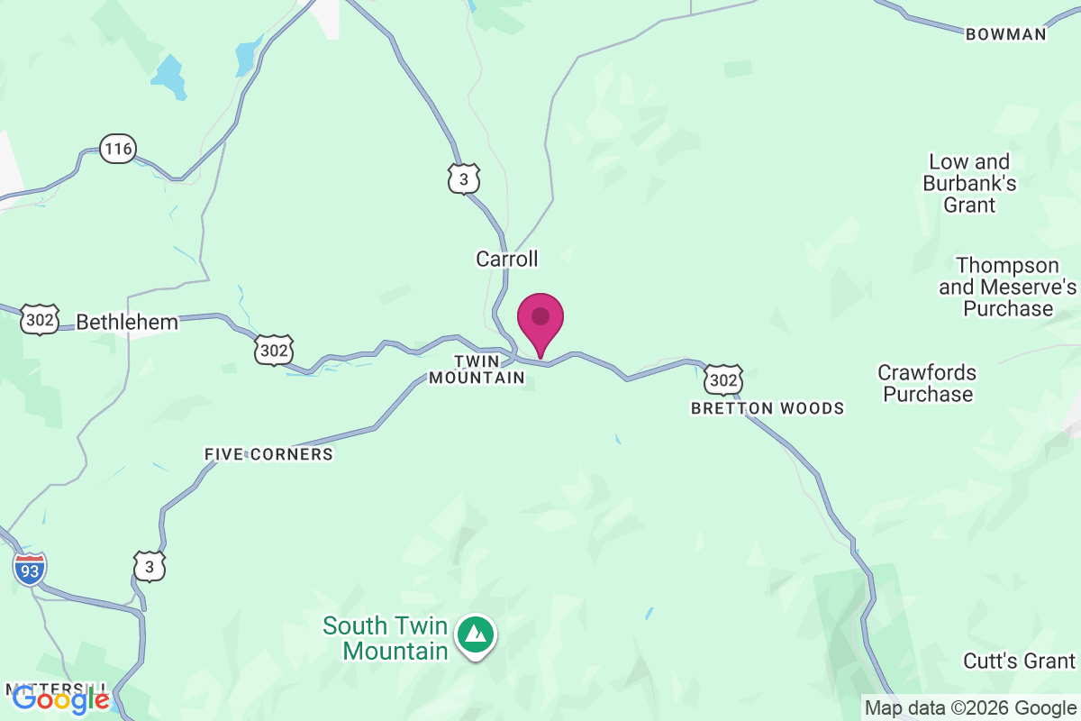 Carte de Twin Mountain