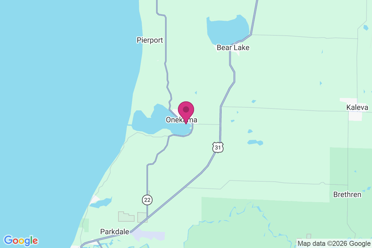 Carte de Onekama