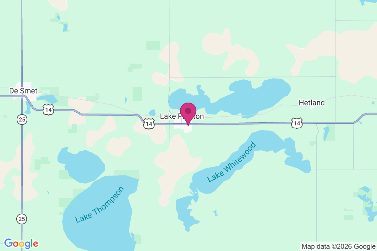 Carte de Lake Preston