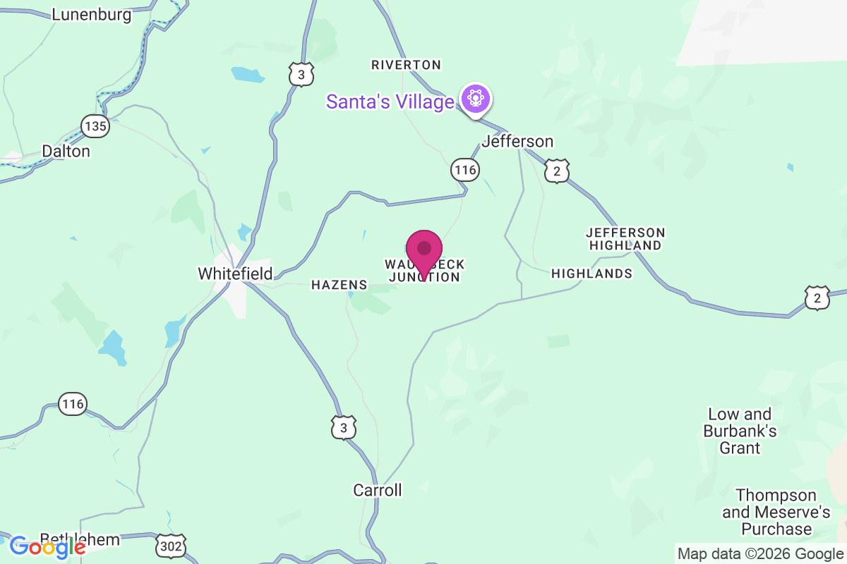 Carte de Waumbeck Junction