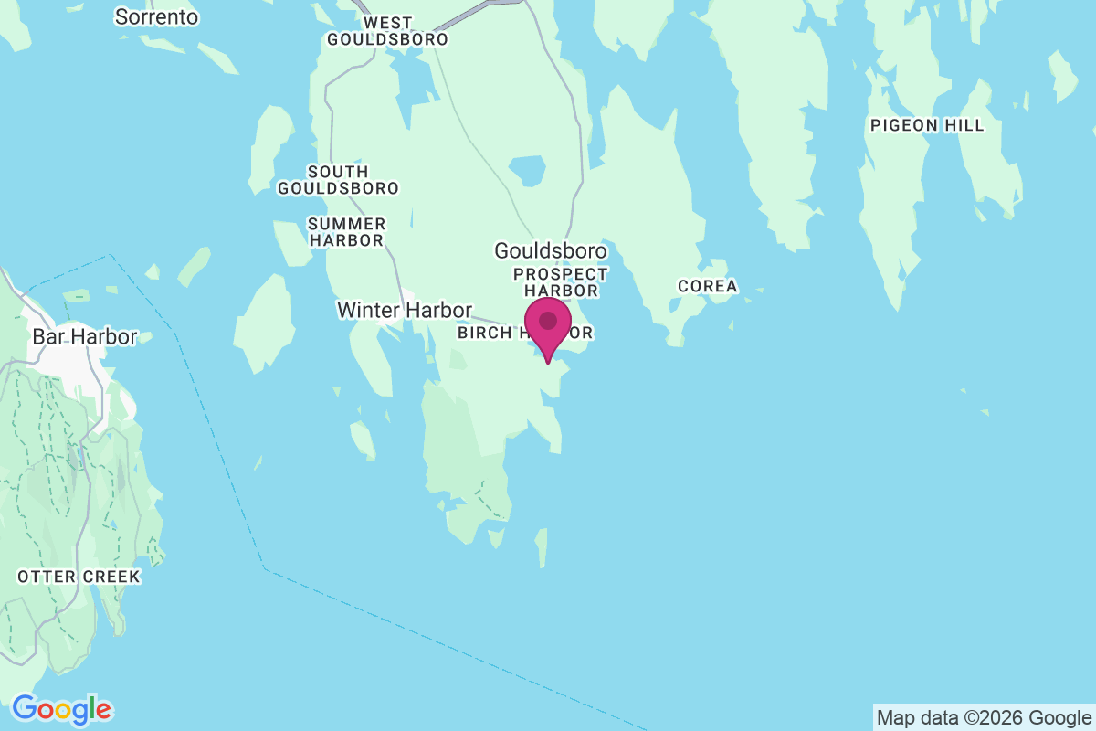Carte de Birch Harbor
