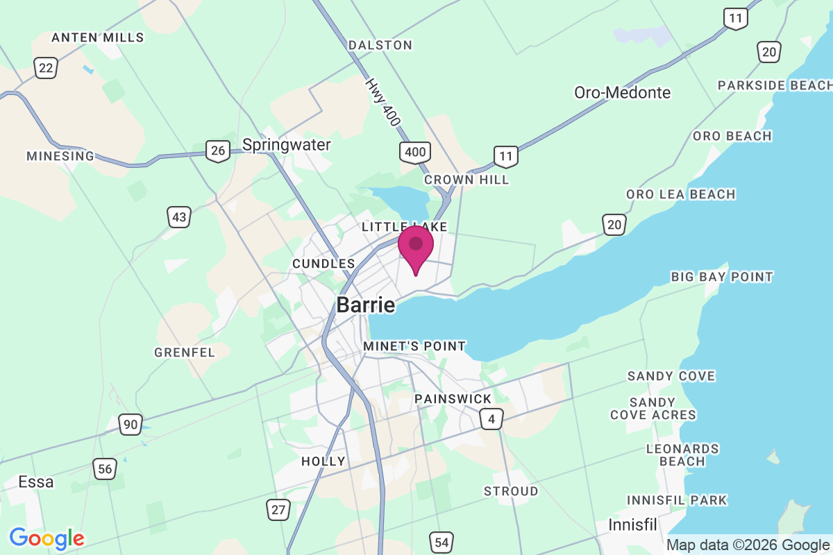 Carte de Barrie