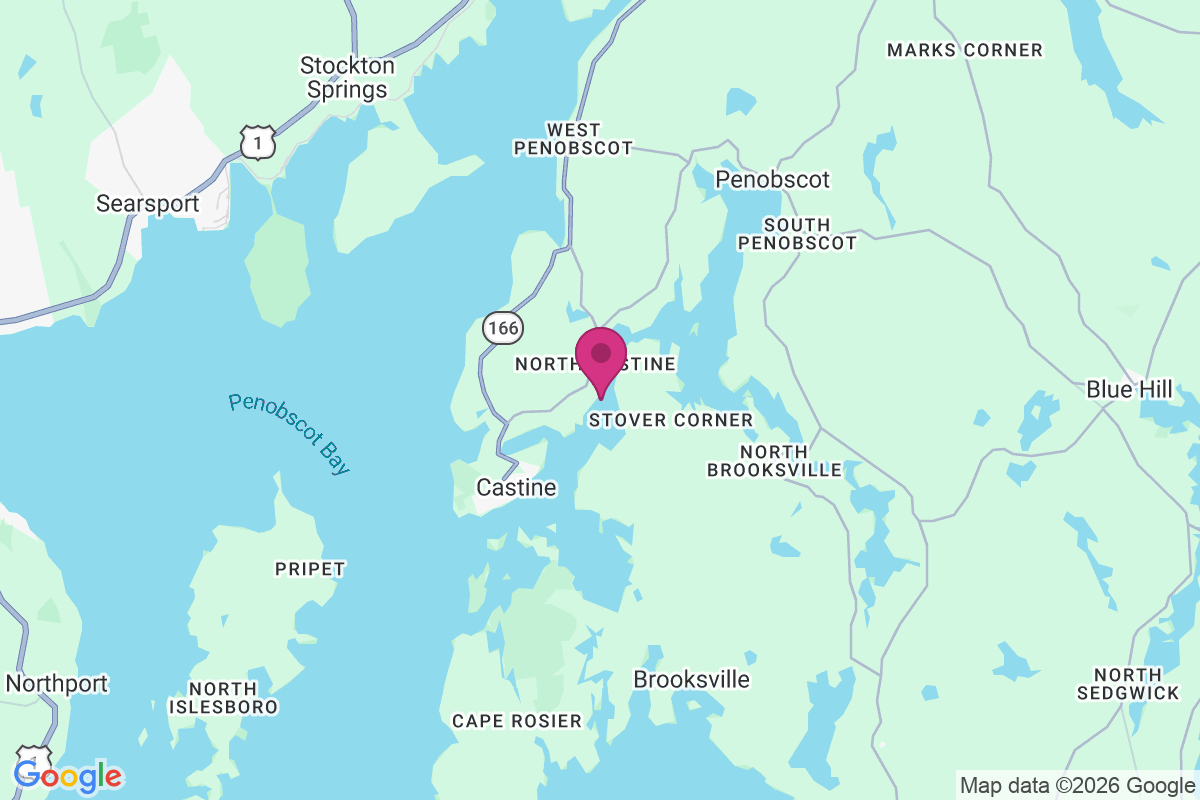 Carte de North Castine