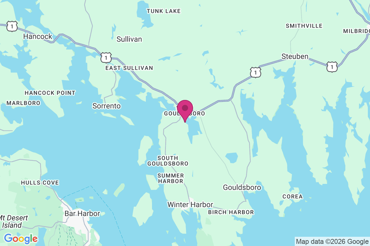 Carte de West Gouldsboro