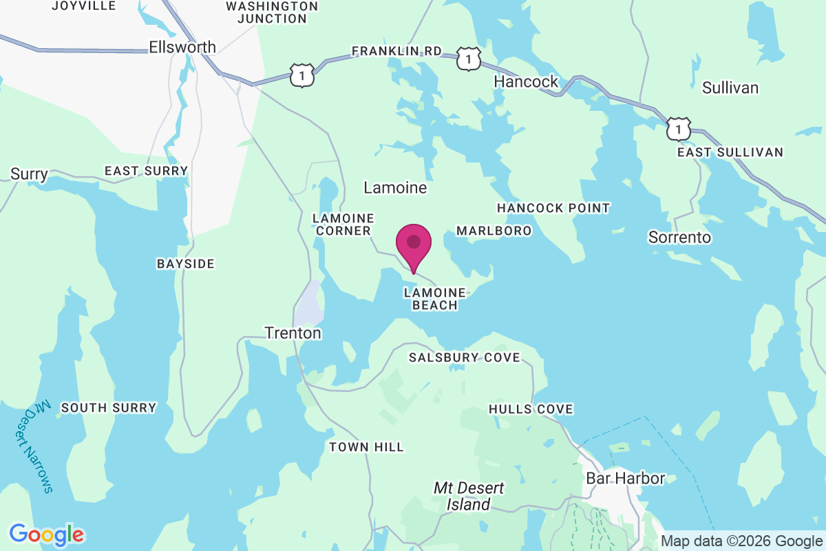 Carte de East Lamoine