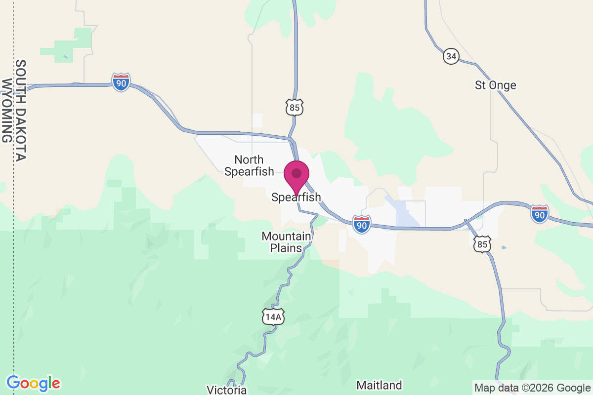 Carte de Spearfish