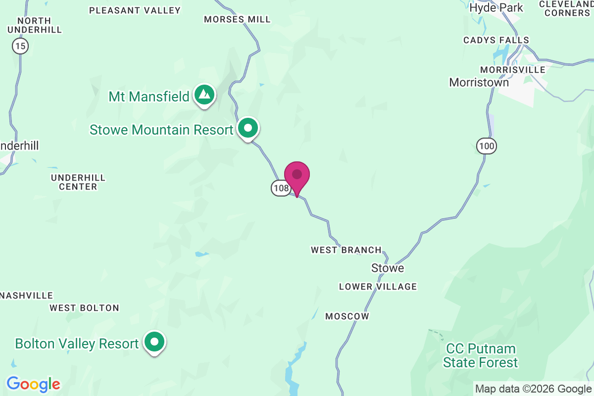 Carte de Stowe Fork