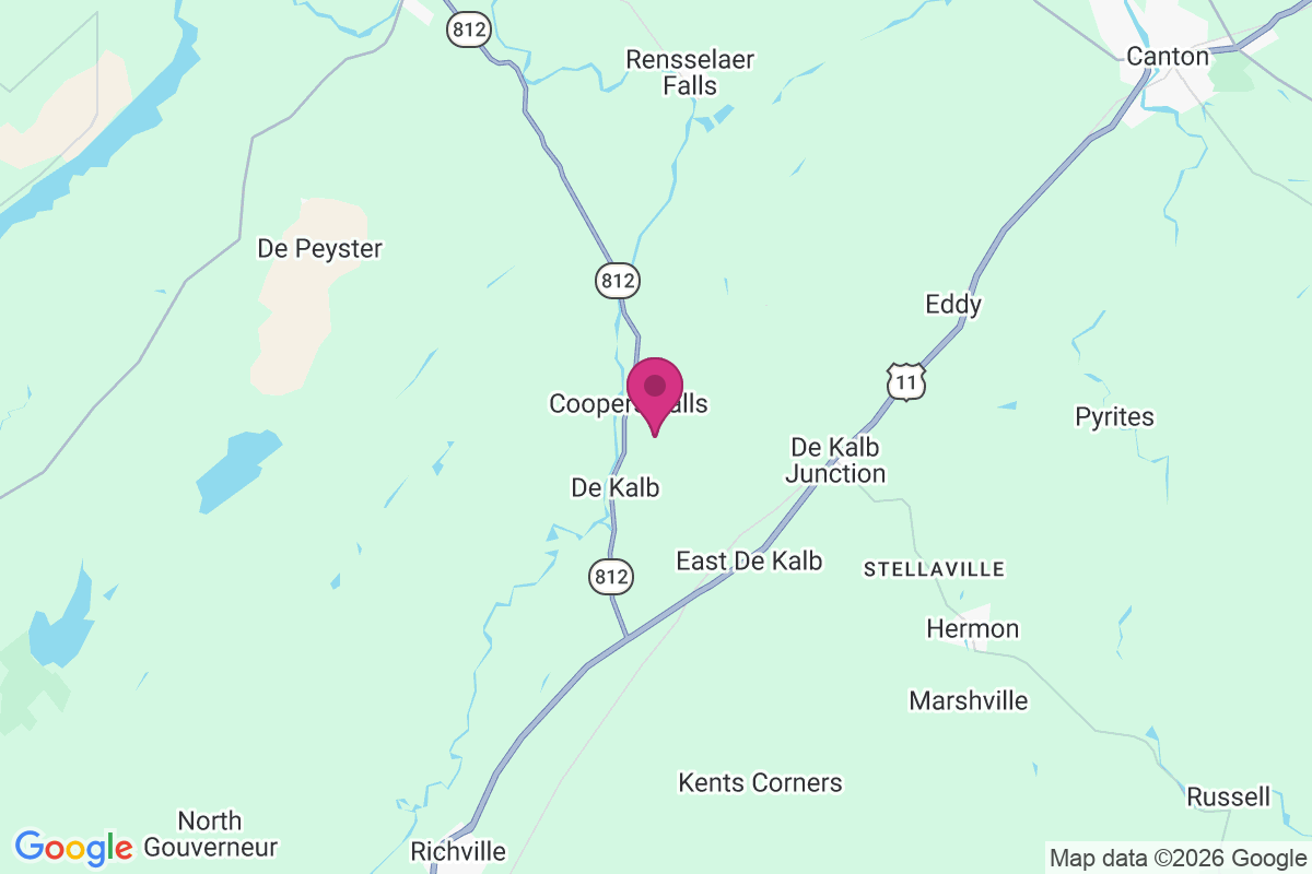 Carte de Coopers Falls